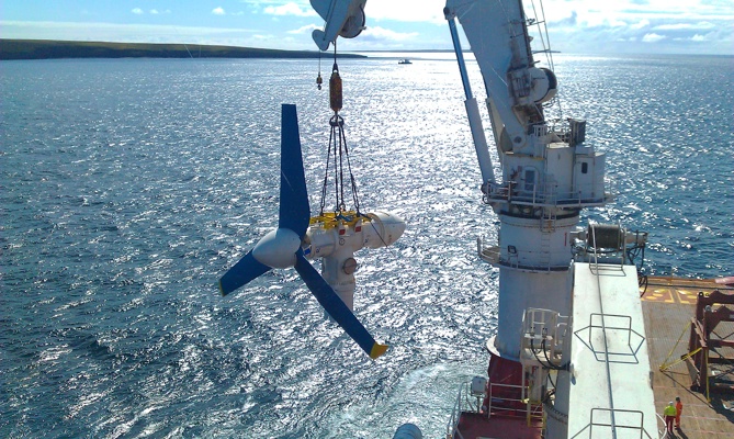 Landmark 15th tidal turbine installation completed, cementing James Fisher's reputation as a world leading tidal array constructor.