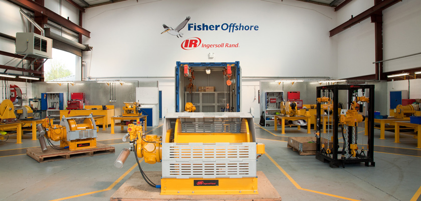 Fisher Offshore is providing a unique introductory course in pneumatic winches at its Aberdeenshire facility in partnership with Ingersoll Rand.