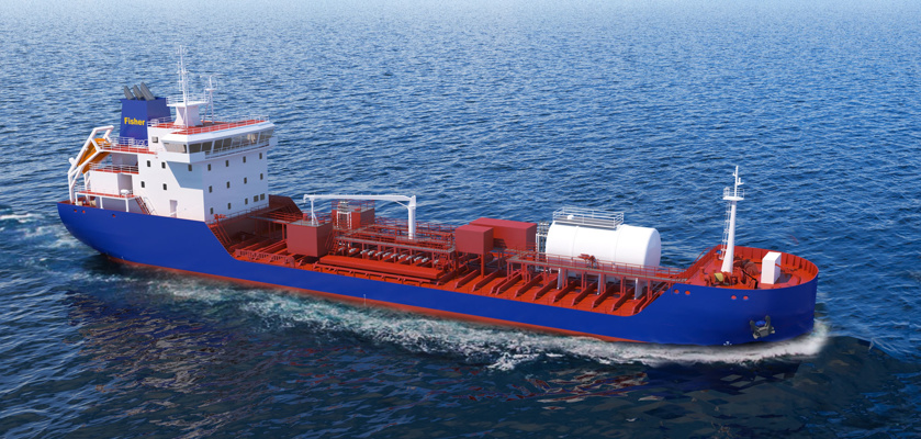 The James Fisher Tankships division is demonstrating its commitment to reduced carbon emissions with plans to add two dual-fuel tankers to the James Fisher Everard (JFE) fleet in 2022.