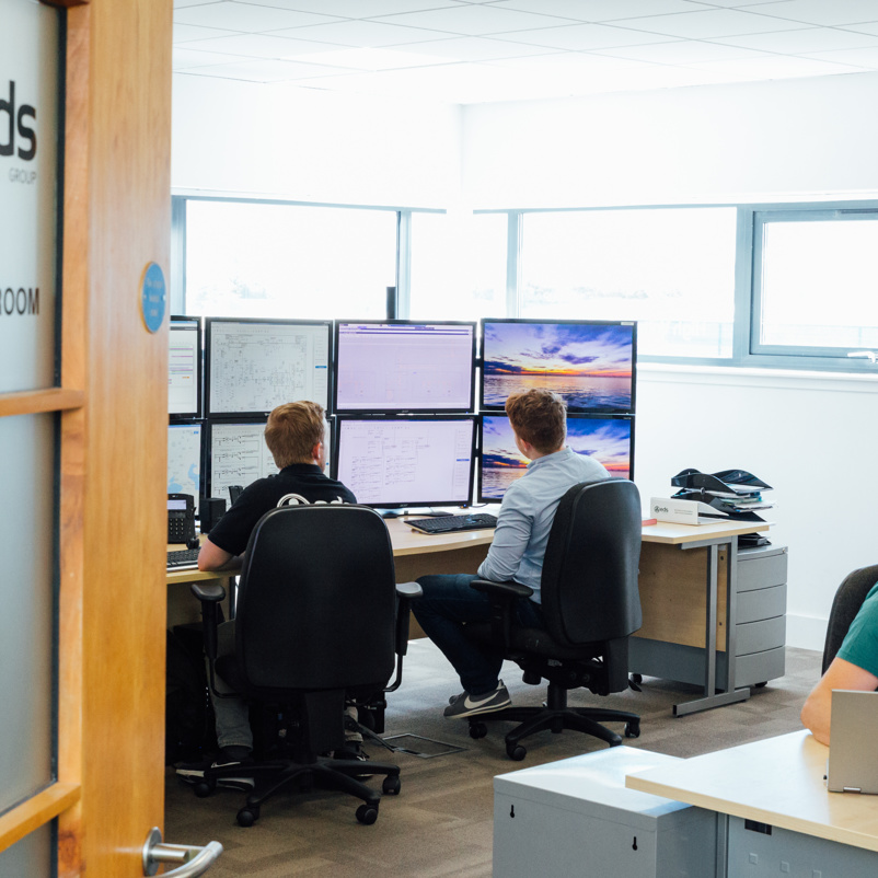 EDS people working in the control rooms