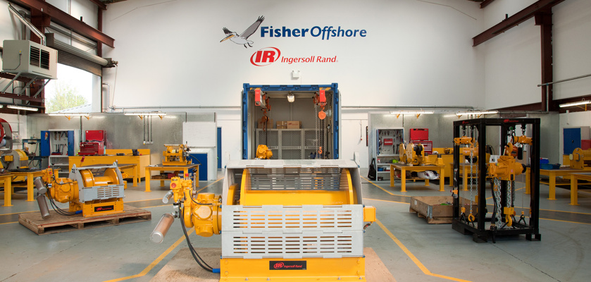 James Fisher Offshore is appointed sole Ingersoll Rand distributor in the Far East.