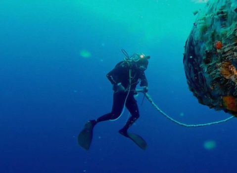 A diver working for James Fisher subsidiary group, SM Continental