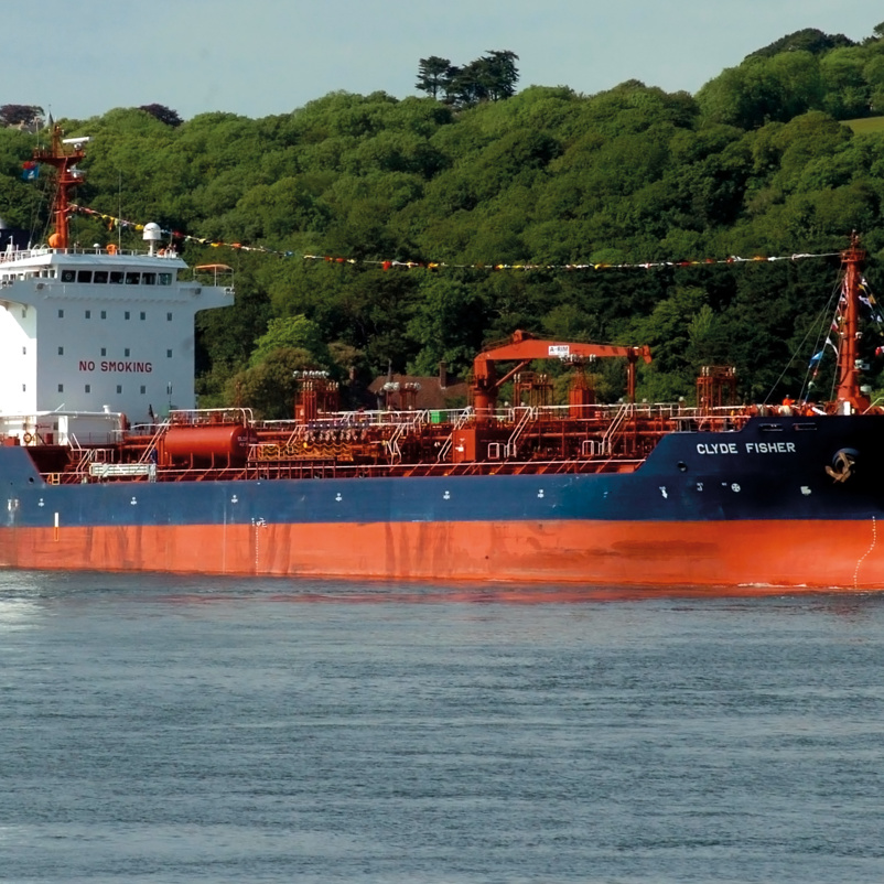 JFSS provides technical vessel and crew management to the James Fisher fleet of tankers, Clyde Fisher