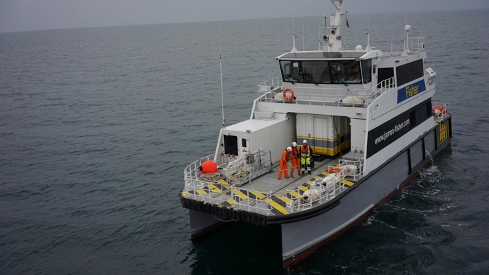 James Fisher undertakes complete refurbishment and upgrade of its innovative offshore support vessel, the Dart Fisher, following back-to-back charters.