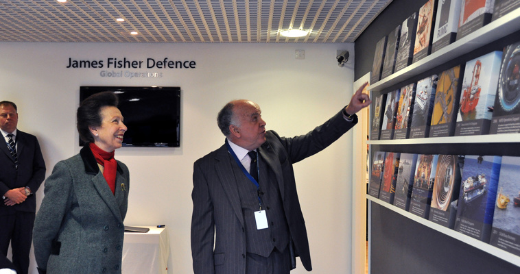Her Royal Highness The Princess Royal officially opened JF Defence's new headquarters in Glasgow.