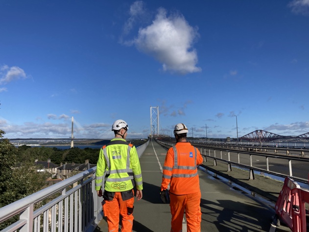 James Fisher and Sons inspecting bridge.