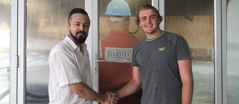 A young diver on the Subtech team in South Africa has been selected to play water polo for the country’s u20 team at the sport’s world championships in Kuwait.