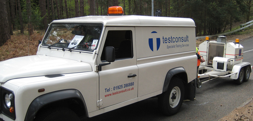 Techconsult truck towing testing equipment