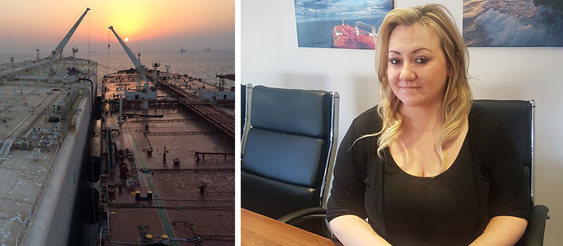 We meet Louise Brown Africa STS project manager for Fendercare Marine looking after all aspects of the ship-to-ship transfer of oil and gas in African waters.