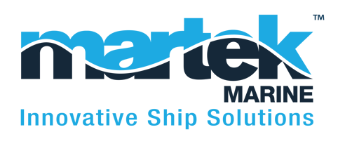 Martek Marine innovative ship solutions logo.