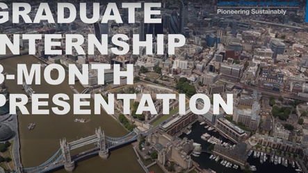 graduate internship three month presentation video link to youtube