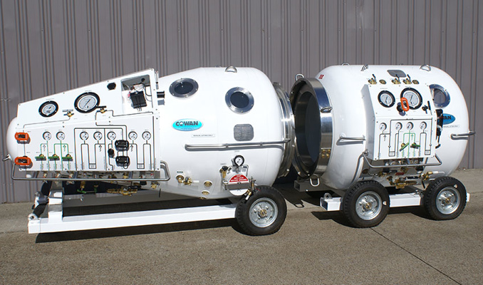 Cowan delivers its first set of transportable recompression chambers to the US Navy.