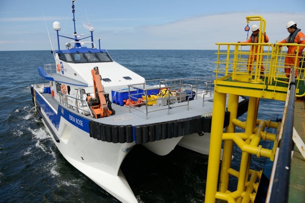 VMMS™ is undergoing trials on Tidal Transit's 'Eden Rose' during wind farm operations, aiming to increase safety.